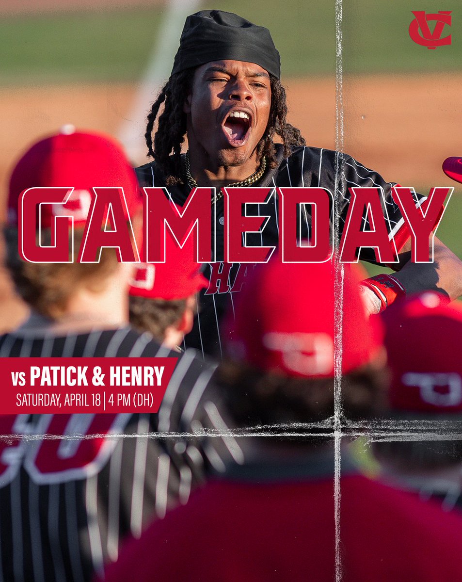 CVRedHawks's tweet photo. โพ๏ธ RED HAWK BASEBALL GAME DAY โพ๏ธ
๐ Patrick & Henry
๐ Martinsville, Va.
โฐ 4 PM (DH)
๐บ https://t.co/5L3qSaH6aq
#RedHawkNation #Reg10n @CVCCBaseball https://t.co/mEjdK9aPnd