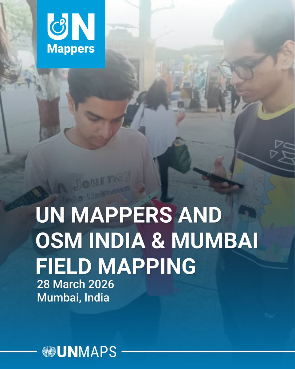 UN_Mappers's tweet photo. 🌍Field Mapping: #UNMappers &amp; #OSMIndia/Mumbai 🇮🇳

The exercise highlights how urban expansion is rapidly transforming peripheral regions. By mapping these areas, we contribute to better planning, improved accessibility, and stronger data for decision-making.

#OpenStreetMap #Geo https://t.co/7pIOtgEnZG