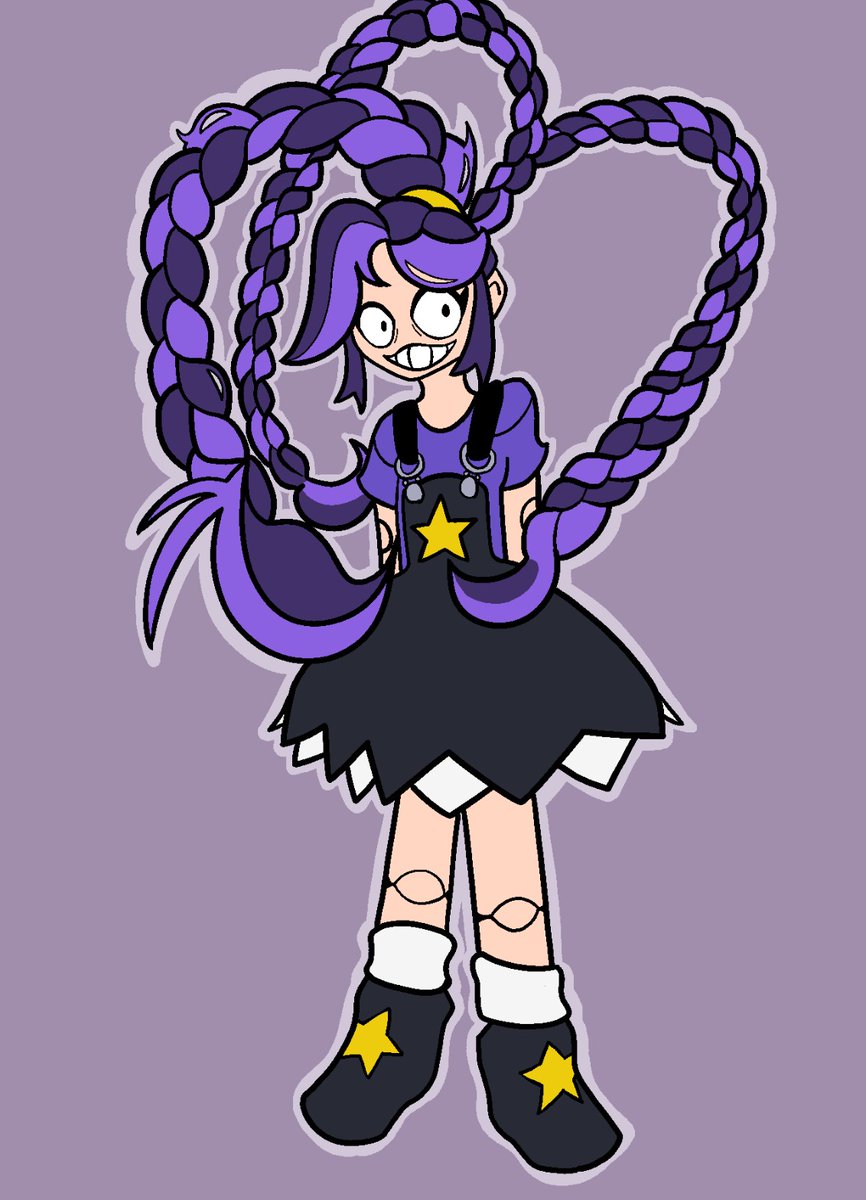 Sarotanns's tweet image. Lily the lovebraids.. she's so me   purple.
#poppyplaytime #lilylovebraids #PoppyPlaytimeChapter5