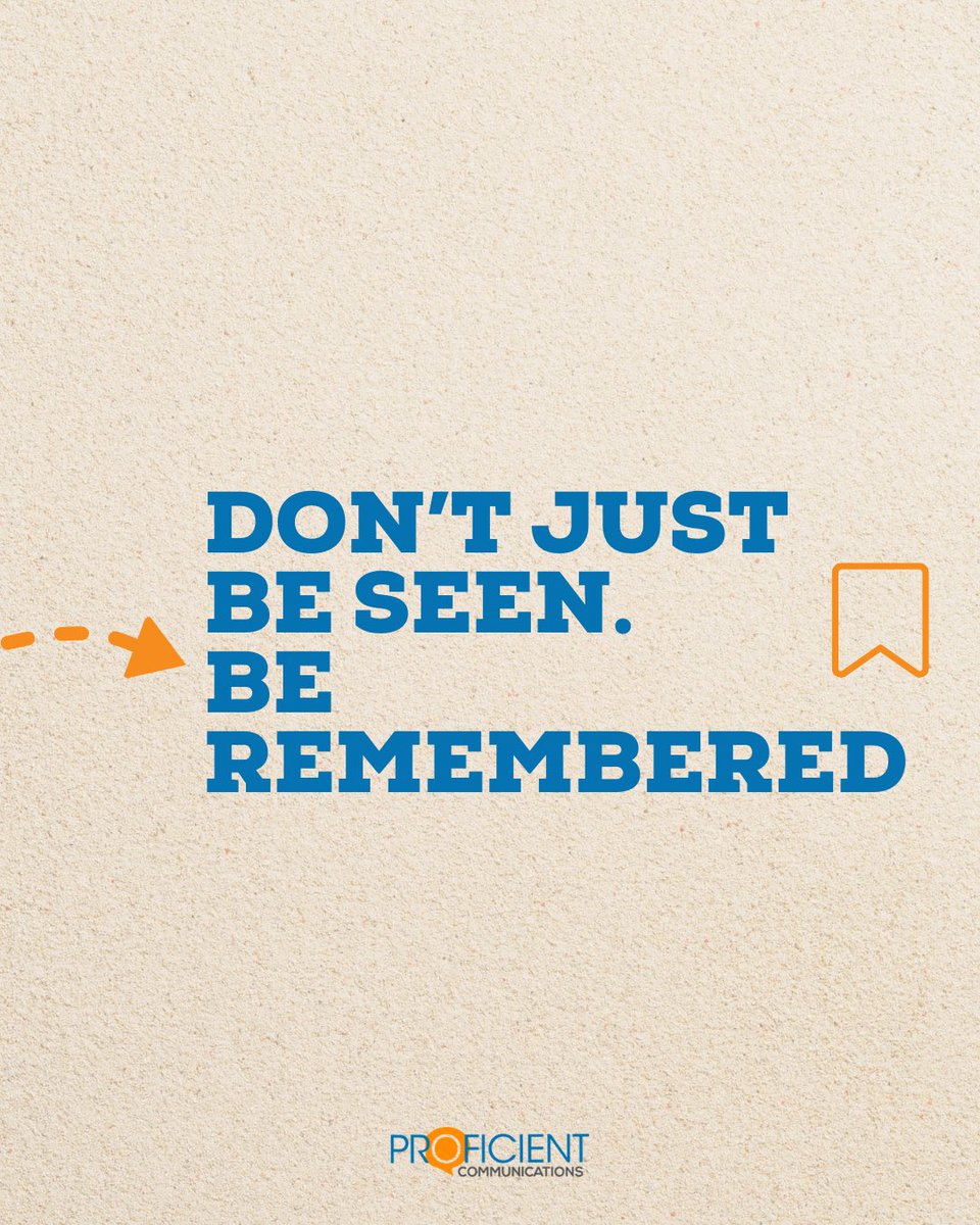 ProficientComms's tweet photo. Publicity isn’t the end goal, it’s the beginning.

When done strategically, it shapes perception, builds trust, and establishes credibility.

True PR transforms visibility into influence.

What do you want your brand to be known for? https://t.co/KhaWURfq8H