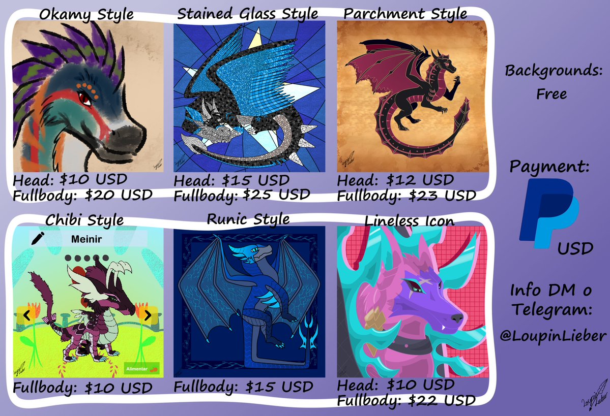 •|Commission Slots|•   0/5

>PayPal  
>OC's/Fanart  
>furry, feral  

More examples on my profile
ETA is between 1 - 3 days

Contact: <a href="/LoupinLieber/">Loupin Lieber -Commissions OPEN-</a>