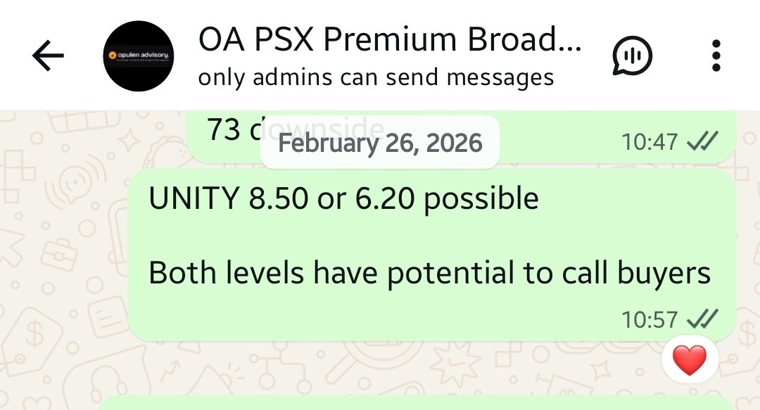 imemon15's tweet image. Since our call in #UNITY on February 26, it can given almost 45% Return,  Beating Most Blue Chips and Dividend Stocks

Alhamdulillah

#Psx #kse100index #kse100 #kse