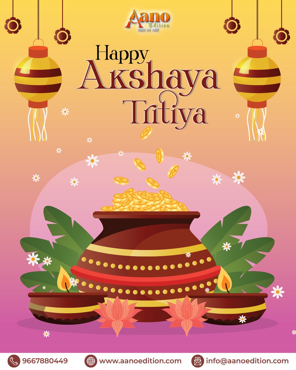 AanoEdition's tweet photo. ✨ Happy Akshaya Tritiya ✨
A day of new beginnings, prosperity and timeless grace. 💛
#HappyAkshayaTritiya #AuspiciousDay #EthnicElegance #IndianFestivals #AanoEdition https://t.co/BbF8kfOFbt
