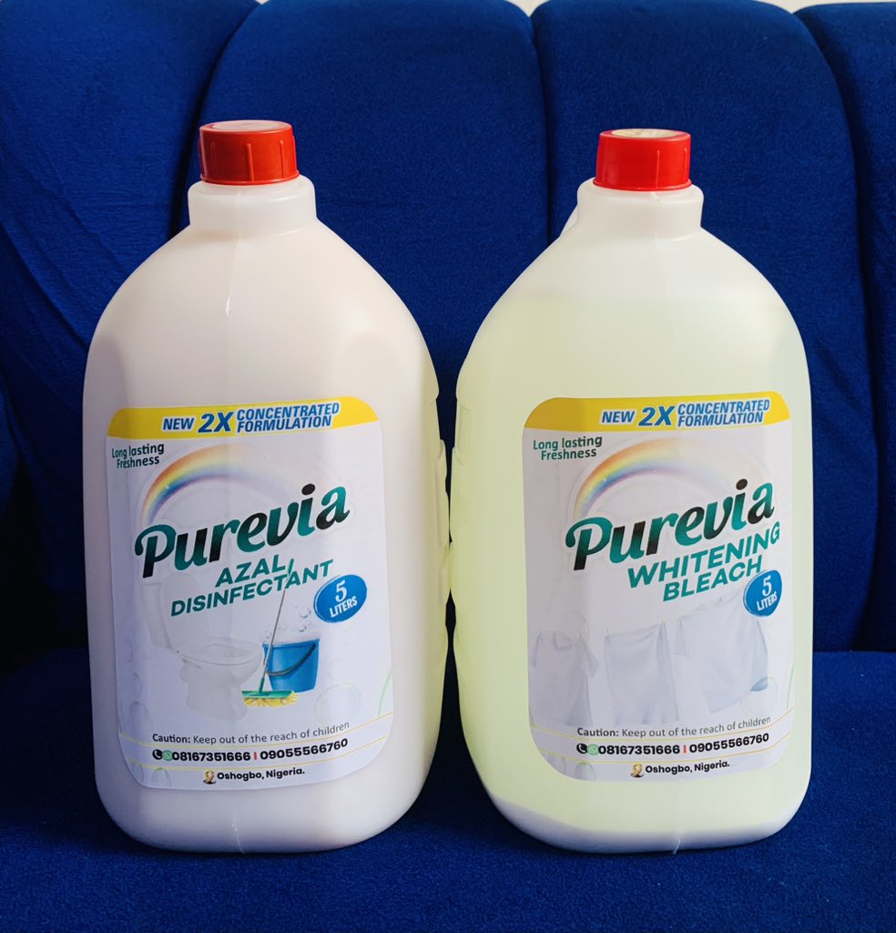 <a href="/nosafk/">Tweeter_Headmaster 🇮🇹🇳🇬⚫⚪</a> Amen. Good morning sir and everyone that comes across this post
I formulated cleaning products that are very effective for general home cleaning
F2 1Ls from 1200 to 3k depending on the products type
F3 19k (Product name on sticker)
F4 12k
Please repost and patronize me🙏🙏