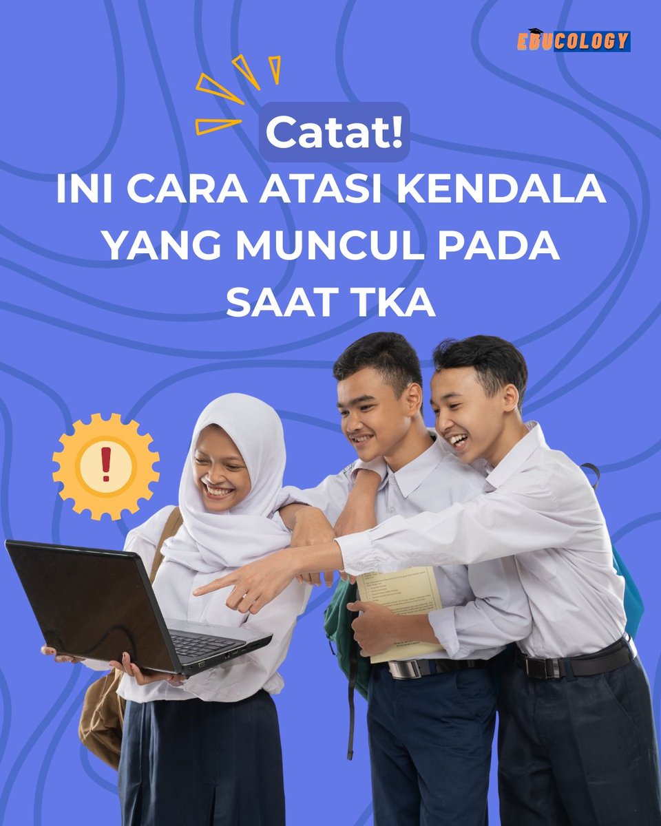 educology_id's tweet photo. Sahabat Edu, simak yuk cara atasi kendala yang muncul saat pelaksanaan TKA. Jadi, tidak usah panik dan khawatir ya๐
#TKA2026 #TKASMP #TKASD https://t.co/KaJc5dBeh9