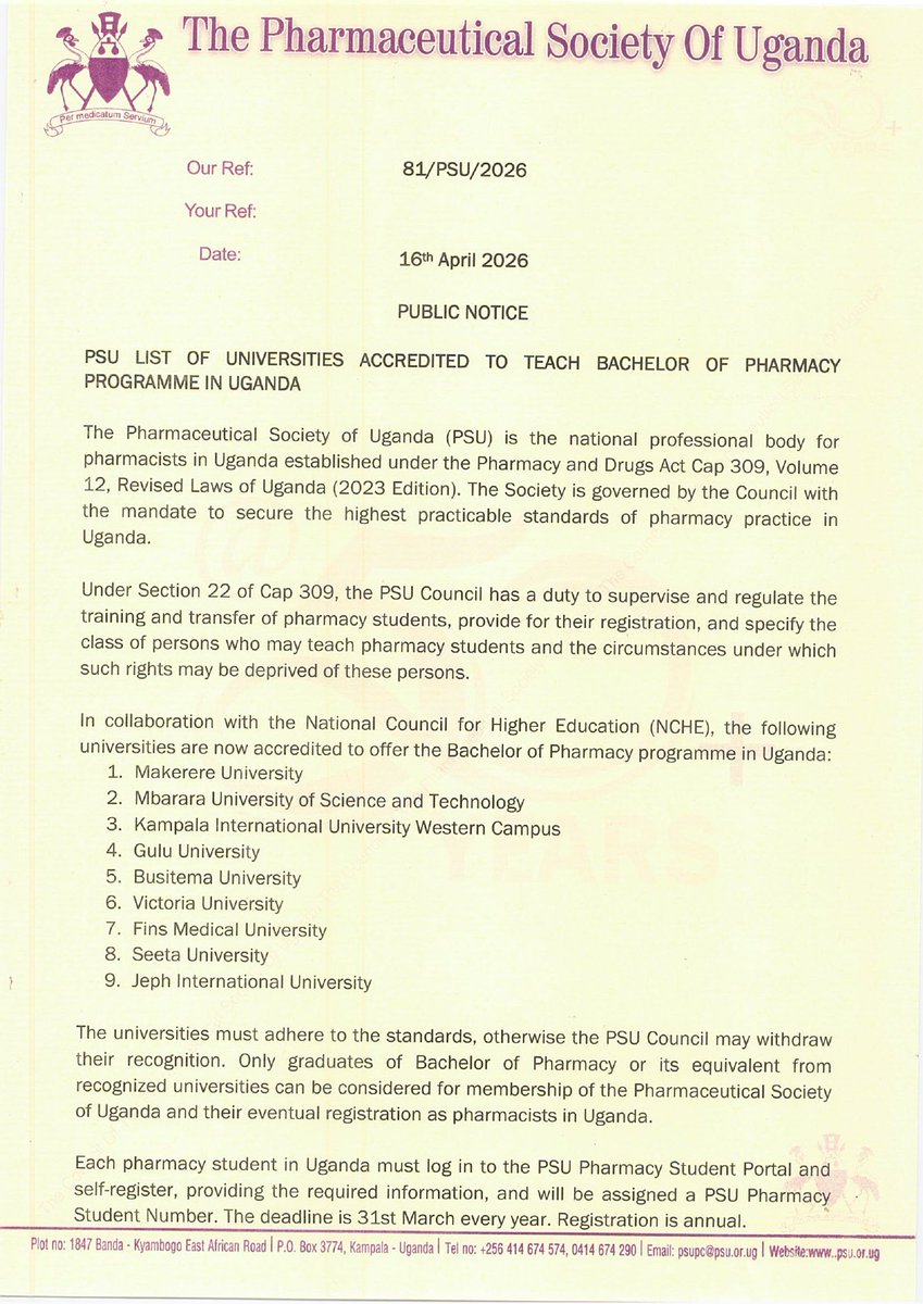 Hon Dr JC Muyingo Live tweet media