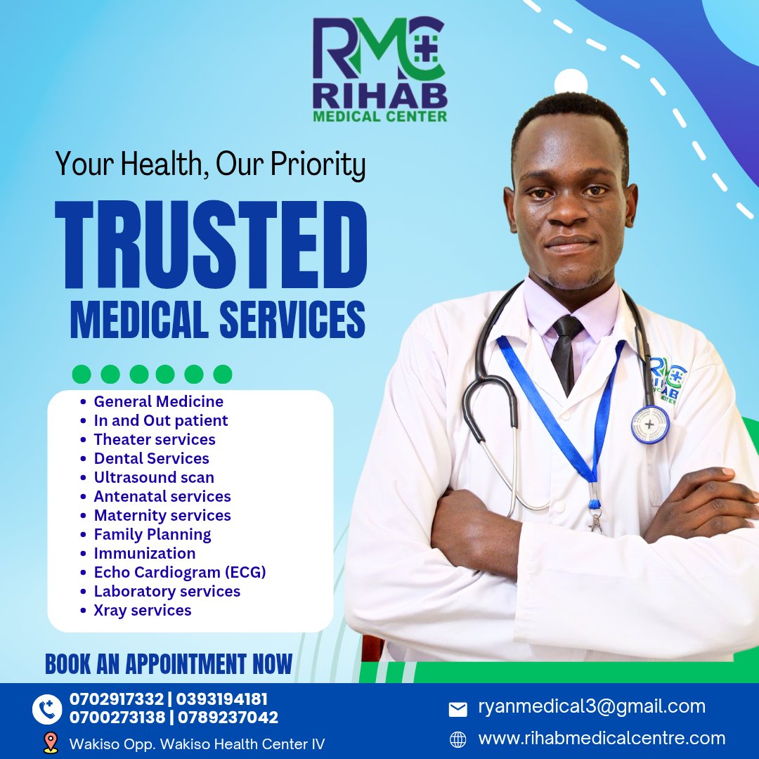 RihabMedical's tweet photo. Your health deserves care you can trust.
At Rihab Medical Centre, we provide reliable and professional medical services 24 hours a day to ensure you and your loved ones are always in safe hands. Whether it’s an emergency or a routine check-up, we are here for you.

#RMC #maraş https://t.co/PK2KcCCK2s