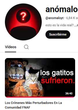 Hi, if anyone has time, please report this or comment so the creator can remove that thumbnail. It's in bad taste and gives the cosplayer a bad reputation. #fnaf