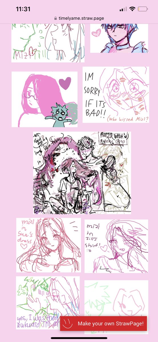 TimelyAme's tweet photo. updated my straw page with all the cute mizitill art i received when i was on my break!!! I LOVE THEM ALL!!!!
https://t.co/tiGdK9cCO8 https://t.co/0r9mtNnhAj