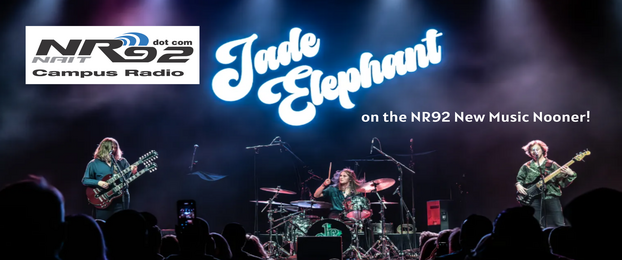 NR92's tweet photo. @NR92 has your new music discoveries!  Tune in for the NR92 New Music Nooner. Coming up is Jade Elephant! Find them here  https://t.co/2K0LiBODKS Weekdays at 12:20 p.m. #nr92 #NewMusicNooner #AlbertaMusic https://t.co/EqppfA6j1s