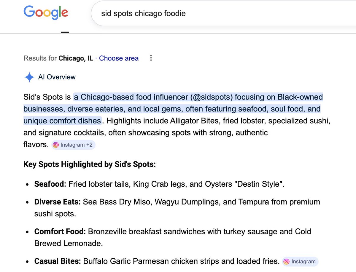 SidSpots's tweet photo. #SidSpots according to Google. 🍽️ https://t.co/ee4pLyfCzd