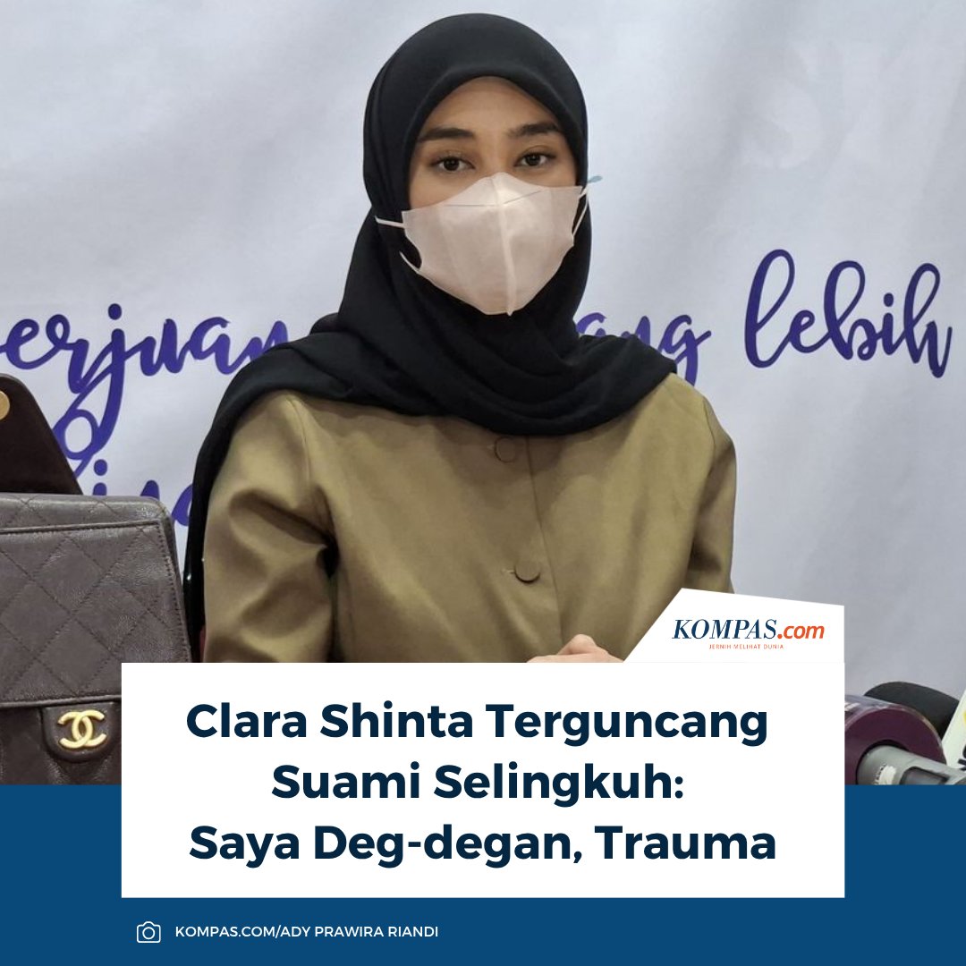 kompascom's tweet image. Selebgram Clara Shinta mengaku kondisi mentalnya sangat terguncang pasca mengetahui dugaan perselingkuhan suaminya, Muhammad Alexander Assad.

👉🏻Baca selengkapnya kompas.com/hype/read/2026…

~AM #ClaraShinta #Selingkuh #Mental