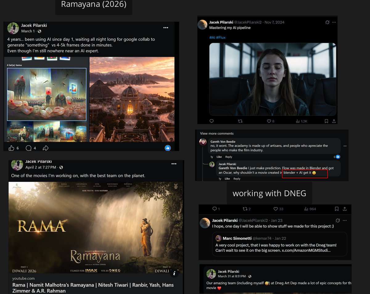 FalnamaA's tweet image. Ai artist confirmed he is working on #Ramayana (2026) im not watching this film 🤮    out of 4000crs cant you pay real artist instead crores for actors ? #DNEG #Ranbir