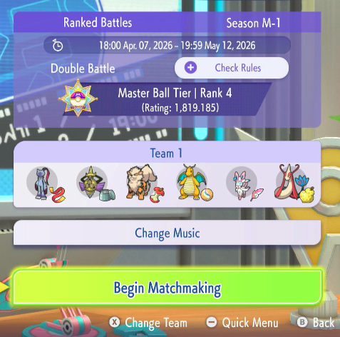 KappaKeepoCoolC's tweet photo. slowly chipped away at pokemon champs with most games being played today but master ball teir when i havent played VGC since 2017 https://t.co/Vv6kYau65f