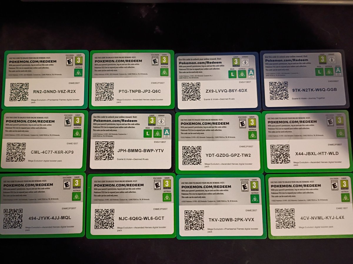 Sleepysaffron's tweet image. #pokemon
#pokemontcglive
#pokemontcg

Here, it's 12 codes from the debut streams! Go nuts, first come first serve I don't play tcg pocket
