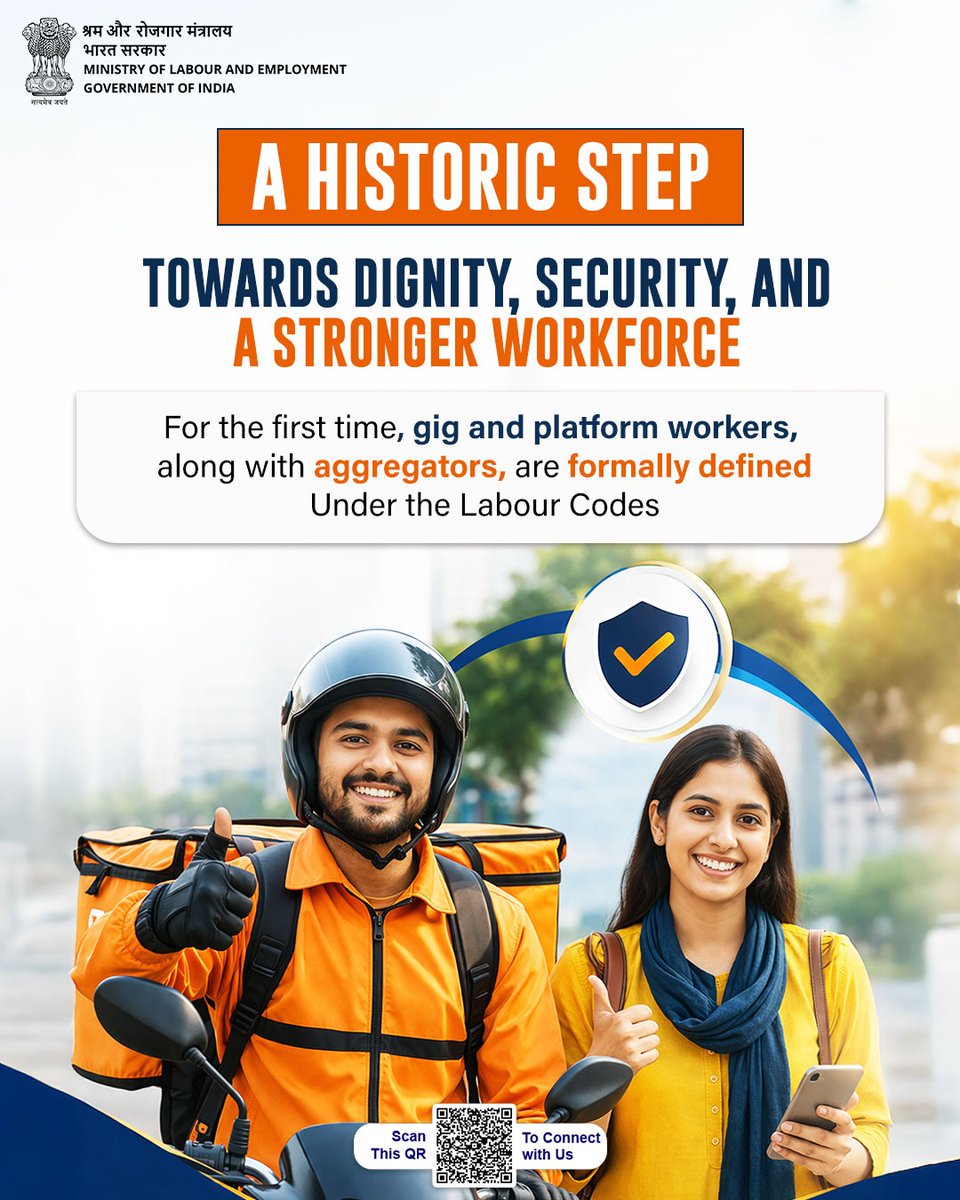 Ministry of Labour & Employment, GoI tweet media