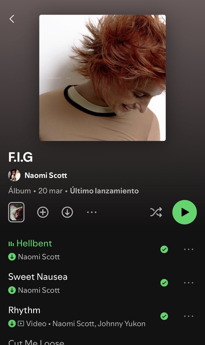 necesito que la gente despierte y escuche f.i.g de naomi scott me atrevo a decir que es uno de los mejores albums del 2026