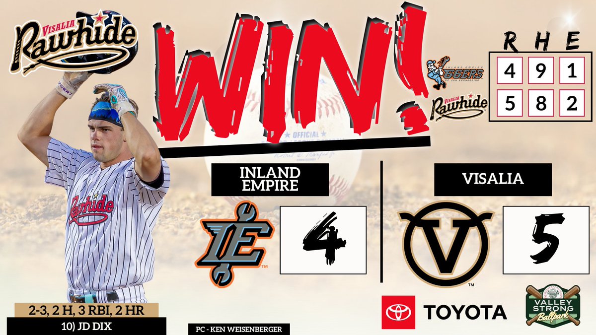 Visalia Rawhide tweet media