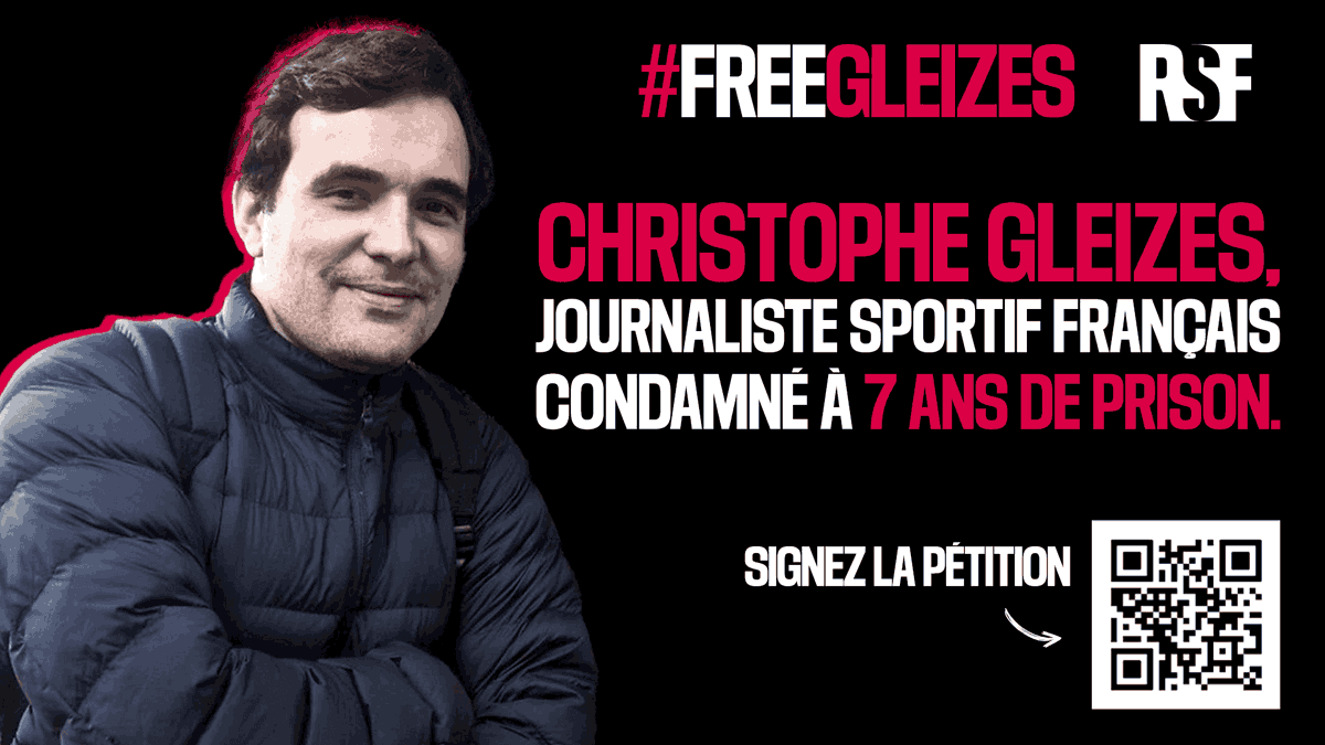 Toujours la même injustice, toujours les mêmes silences. Christophe Gleizes reste détenu pour des raisons contestables, et l’on s’habitue presque à l’inacceptable. Lassitude profonde. Il est temps d’en finir : sa libération immédiate s’impose.