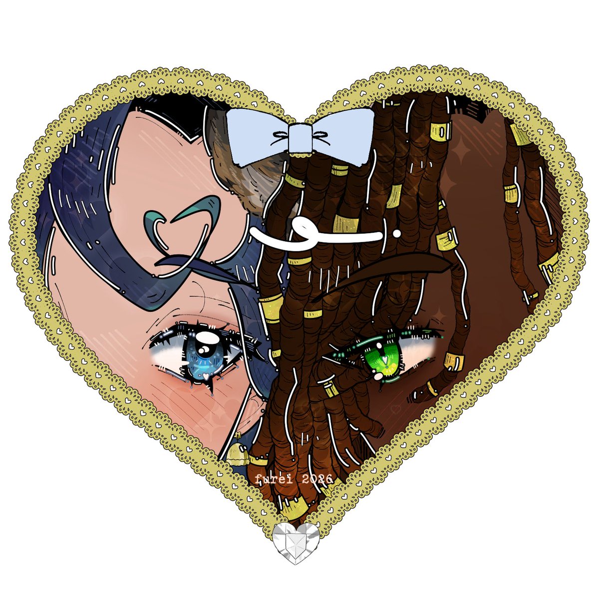 akemu_0's tweet photo. °❀.ೃ࿔* 🪷🦁💀 #yumeship #kisskismath #leoide
hehe heart loversss ;33
🎨 furei in vgen or @/yumefiore on here! https://t.co/zrmoy6hIvC