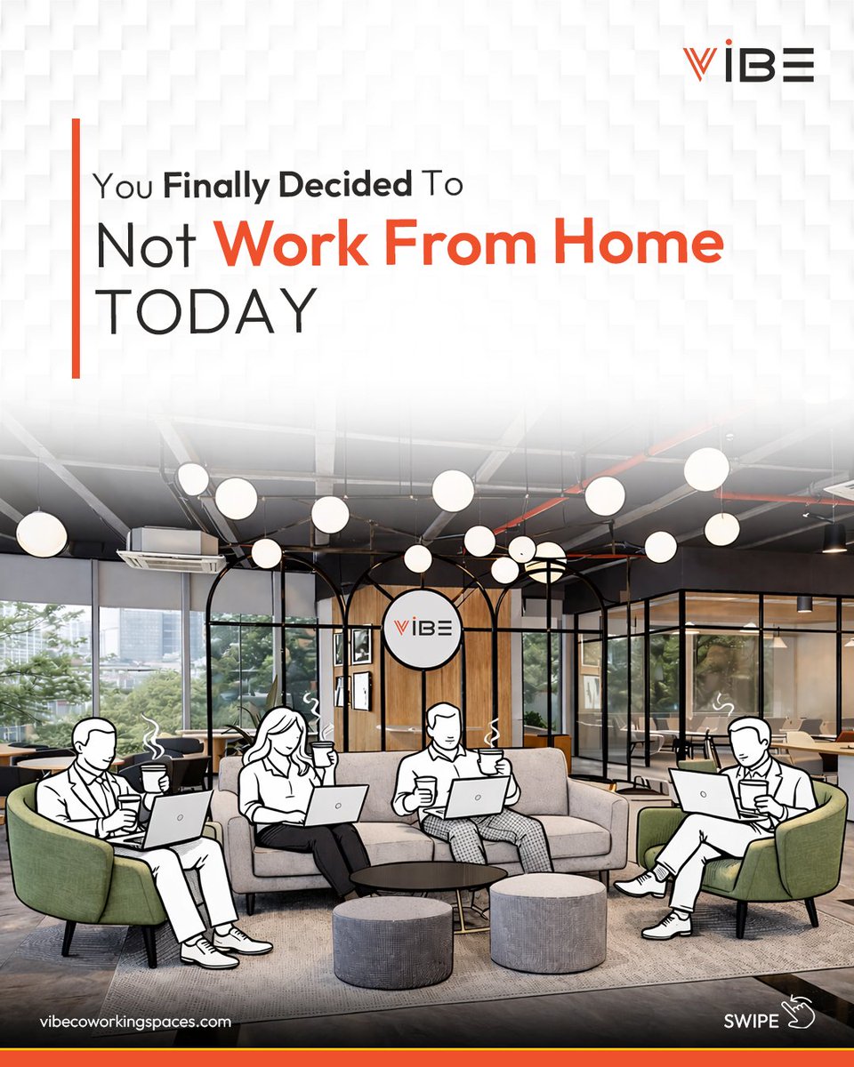 vibe_cowork's tweet image. You come for the WiFi. You stay because the chair is comfortable, the coffee is great, and somehow the deadlines feel easier to handle.

Explore our day passes: +91 8208341339 or visit vibecoworkingspaces.com

#Daypass #Workspace #Productivity #FlexibleOffice #vibecoworkingspaces