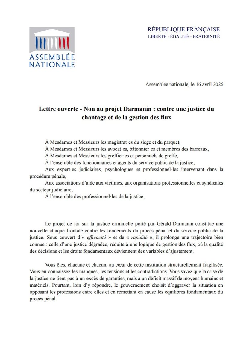 Ugo Bernalicis φ tweet media