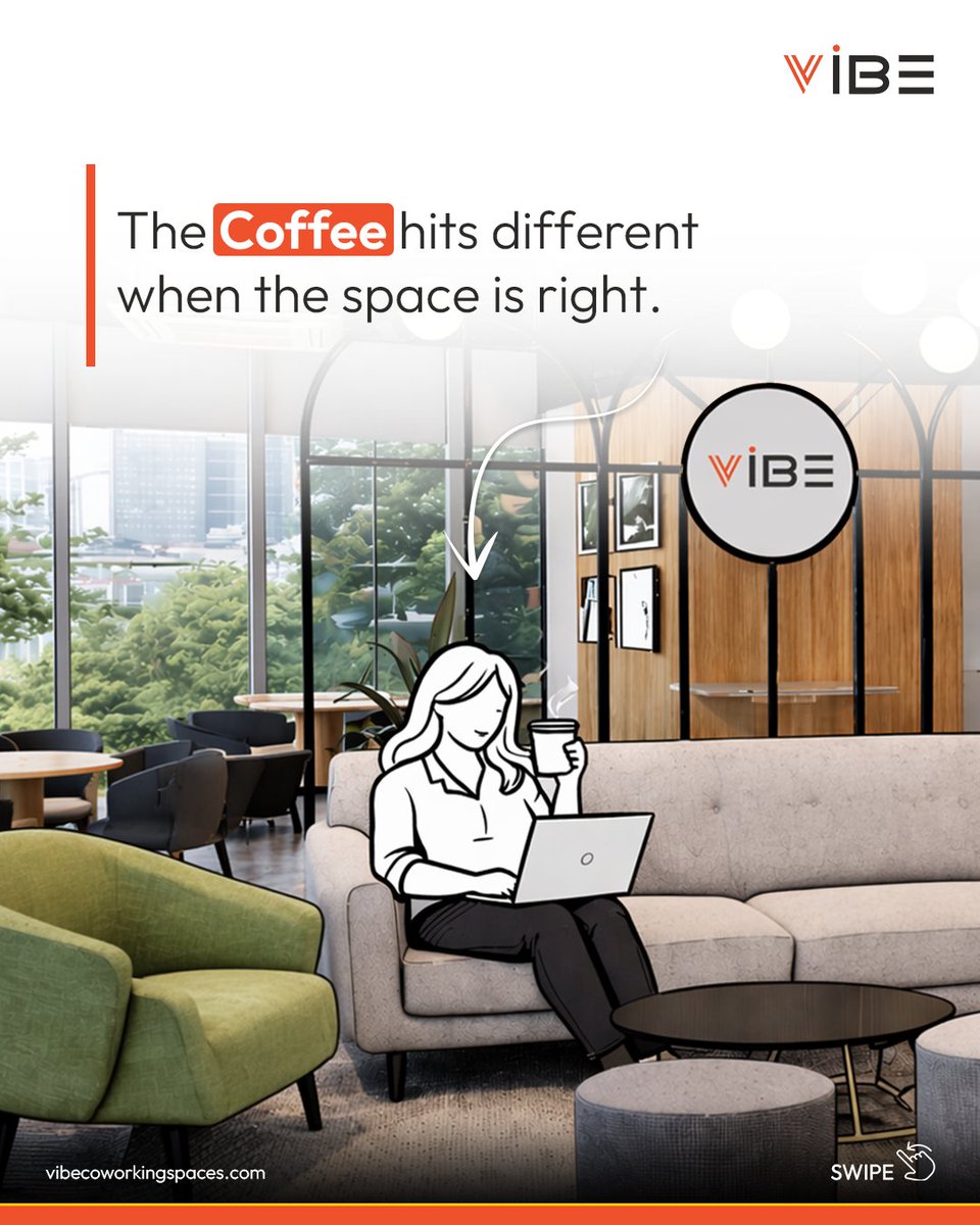 vibe_cowork's tweet image. You come for the WiFi. You stay because the chair is comfortable, the coffee is great, and somehow the deadlines feel easier to handle.

Explore our day passes: +91 8208341339 or visit vibecoworkingspaces.com

#Daypass #Workspace #Productivity #FlexibleOffice #vibecoworkingspaces