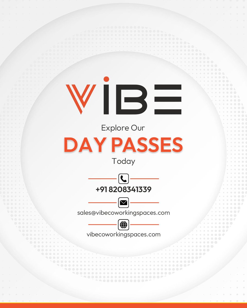 vibe_cowork's tweet image. You come for the WiFi. You stay because the chair is comfortable, the coffee is great, and somehow the deadlines feel easier to handle.

Explore our day passes: +91 8208341339 or visit vibecoworkingspaces.com

#Daypass #Workspace #Productivity #FlexibleOffice #vibecoworkingspaces