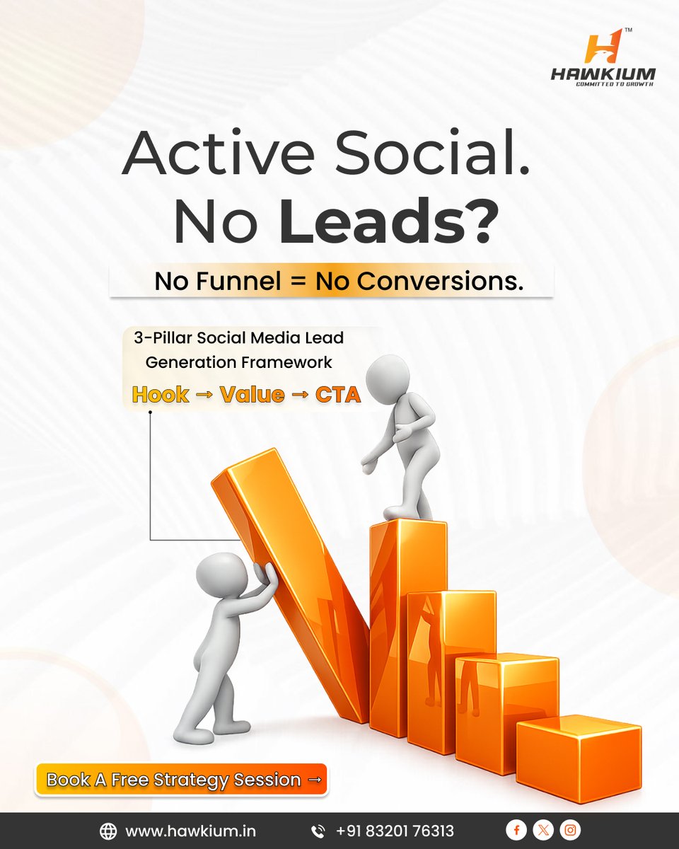 Hawkiumdm's tweet photo. 🚀 Active on social but no leads? Learn how our Social Media Lead Gen Framework can drive conversions and boost your ROI. Start generating leads today! 💼

Visit Now - https://t.co/pRcfa2NEnI

#LeadGeneration #SocialMedia #SocialMediaMarketing #DigitalMarketing #BusinessGrowth https://t.co/3mNUCVHwHz