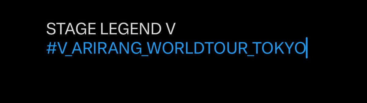 V STREAM tweet media