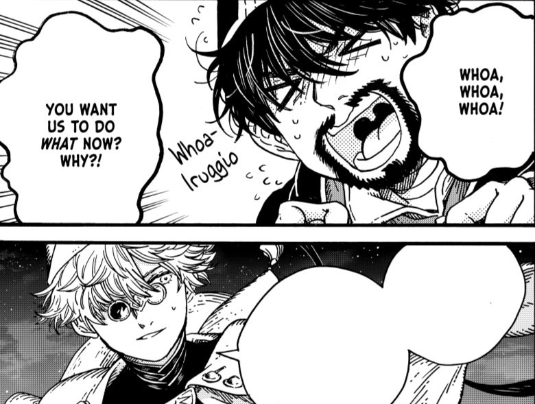 Yet another moment with Qifrey and Olruggio that looks very interesting with no context