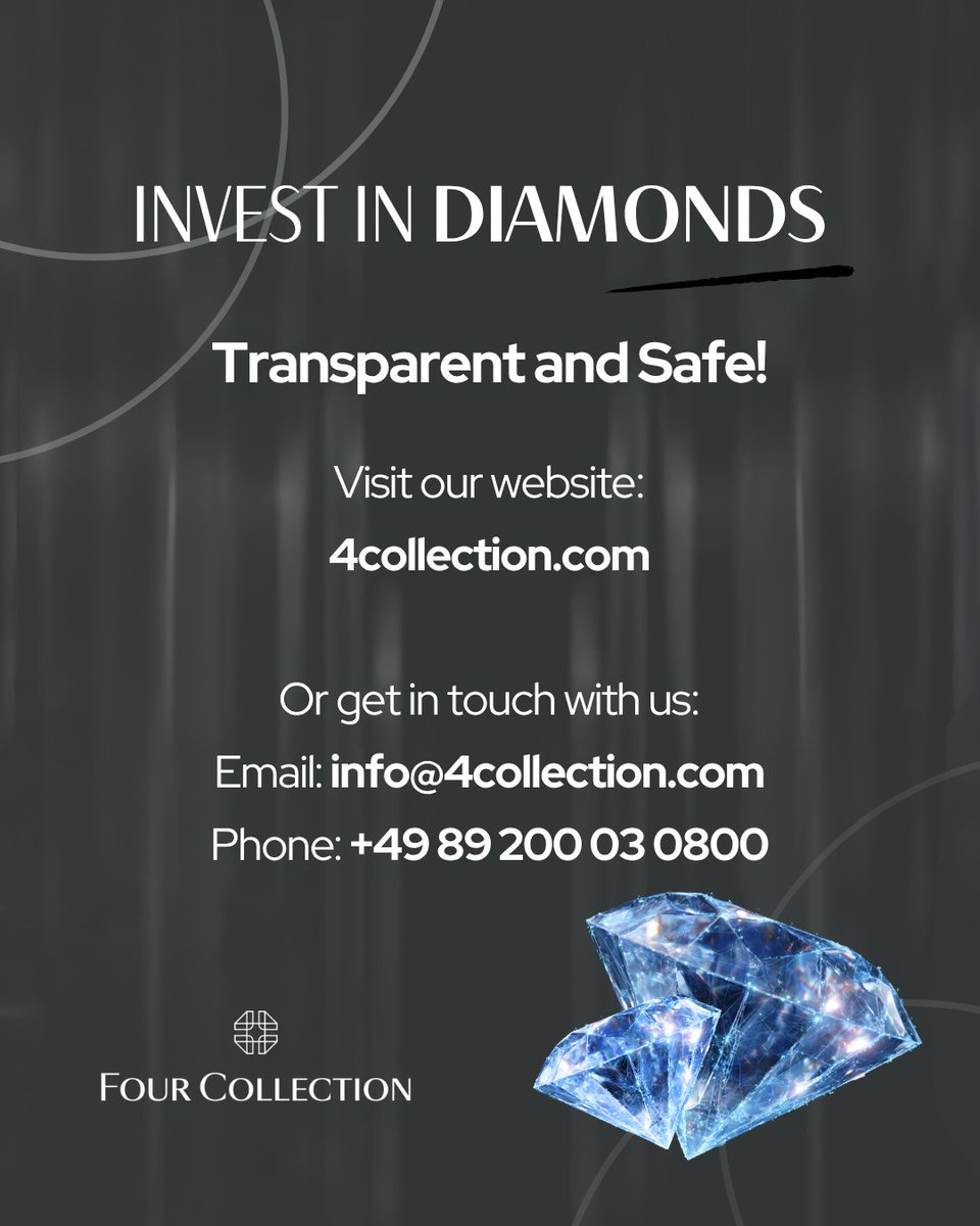 _FourCollection's tweet image. Digital ownership with Four Collection keeps diamonds redeemable as real assets while ensuring transparency and security.

💎 Physical access remains

#Diamond #Blockchain #Crypto #RealAssets #FourCollection