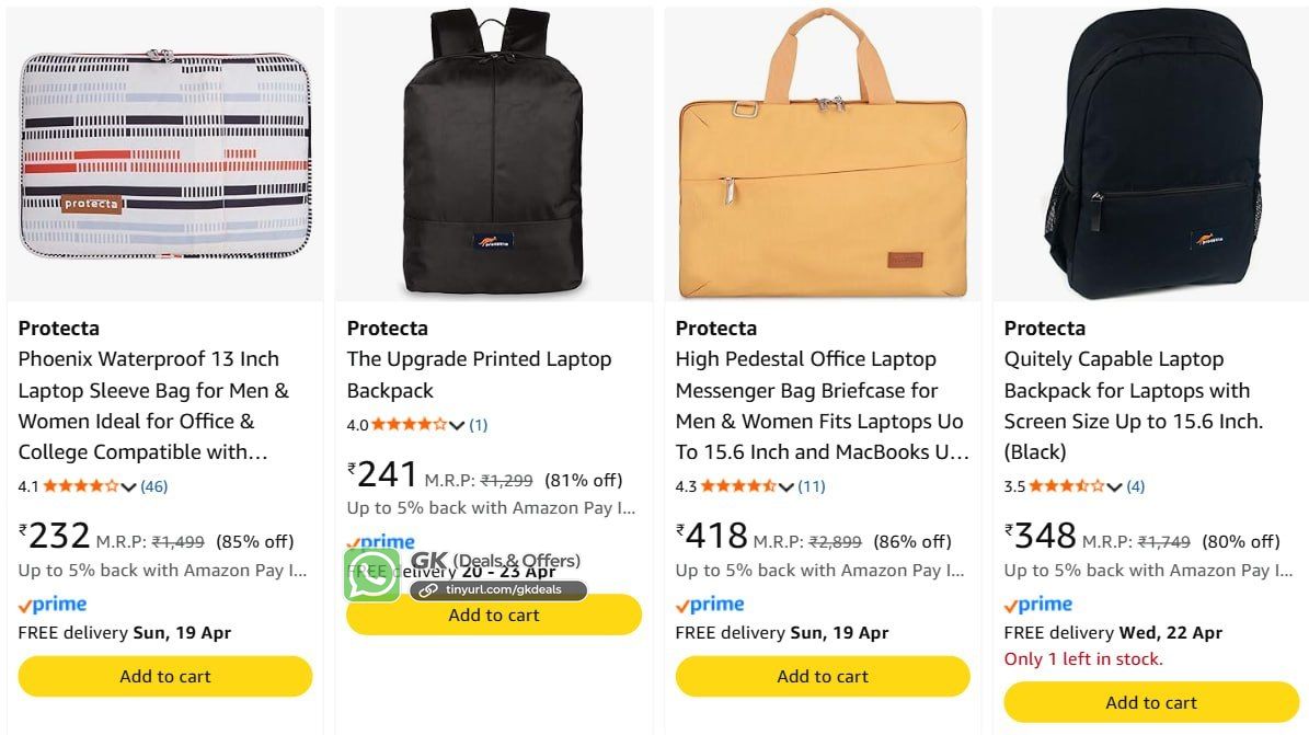 gearknowledge's tweet image. Upto 88% Off On Protecta Backpacks.

🔗 amzn.to/3QhpGLl

#Amazon #Protecta #Backpacks

⚡ Join 👉 tinyurl.com/gkChanneldeals