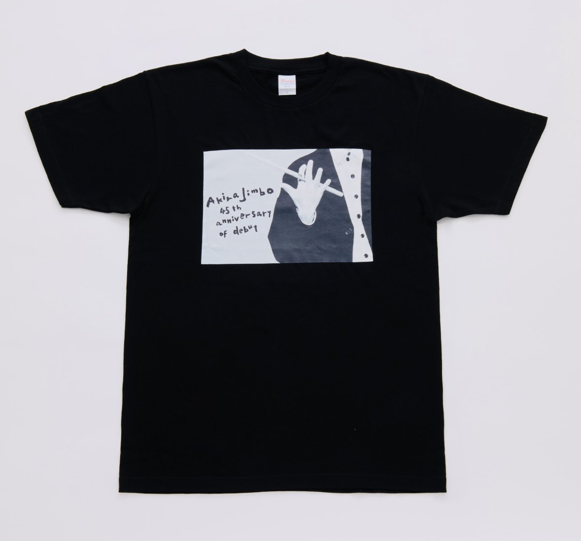 神保彰45周年記念Tシャツとマフラータオル、明日会場で販売いたします