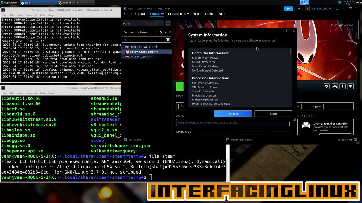 Interfacing Linux tweet media