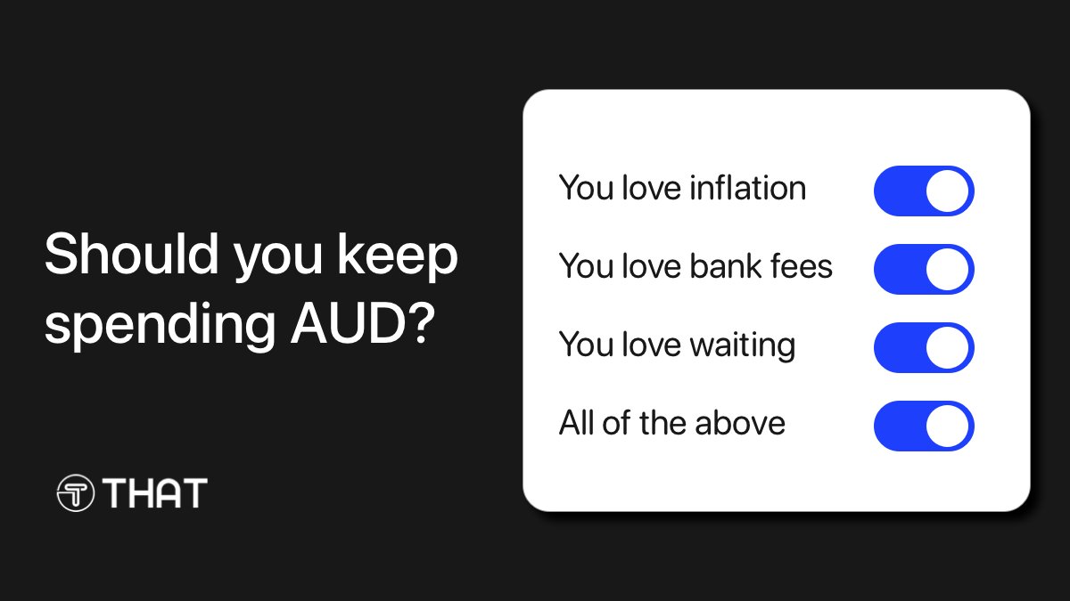Or you could start spending crypto with THAT 👀 #noinflation