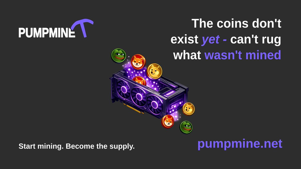 GM  CT 💙

What are you building this weekend?

Turn ideas into execution with <a href="/pumpminenet/">PUMPMINE</a>  a platform designed for builders who move fast and think long term Launch on <a href="/base/">Base</a> 💙experiment and scale within a system built for real traction

Stop watching Start building💫