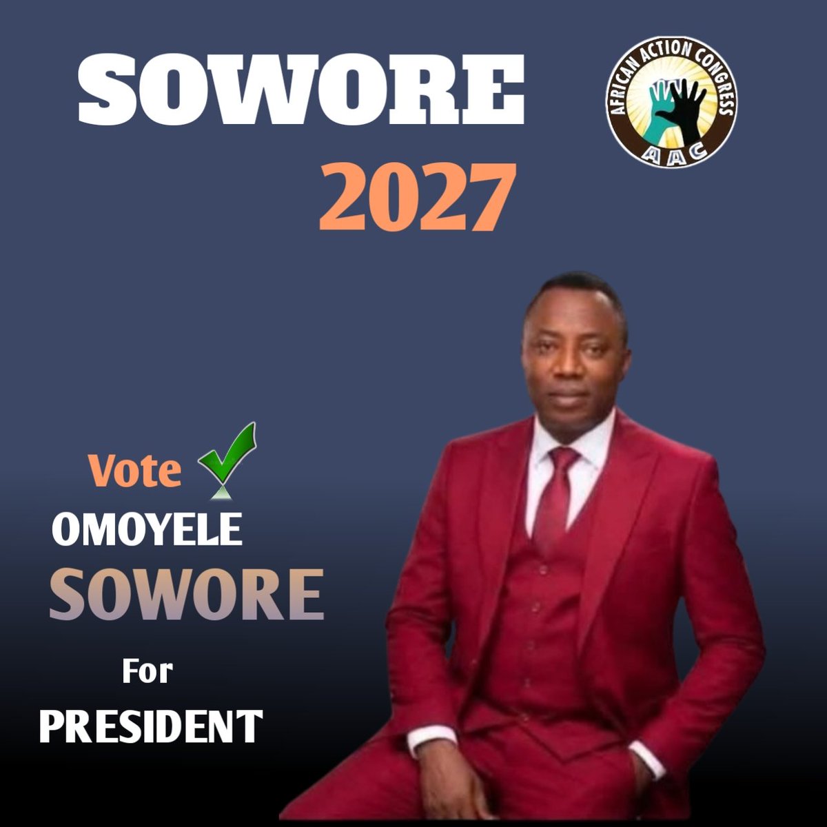 TsuiChan5's tweet photo. IF YOU ARE READY TO JOIN SOWORE IN AAC PARTY TO REBUILD NIGERIA TOGETHER AND YOU WANT YOU NAME TO BE WRITTEN IN THE BOOK OF LIBERATION, CLICK THE LINK BELOW AND SAY
"I JOIN SOWORE IN THE JOURNEY OF REBUILDING NIGERIA TODAY"
https://t.co/dQF5ygrHqF https://t.co/sZxbqTBUoH