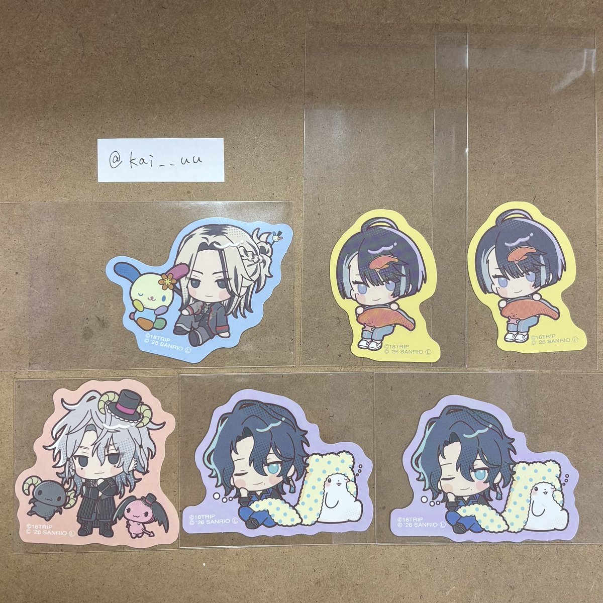 kai__uu's tweet photo. 【交換】エイトリ 18TRIP サンリオコラボ 特典 ぺたコレクション ステッカーセット

譲:画像の物

求:同種七基

郵送交換のみ。
検索からでもお気軽にお声掛けください🙇🏻‍♀️ https://t.co/9j6M1xgsWI