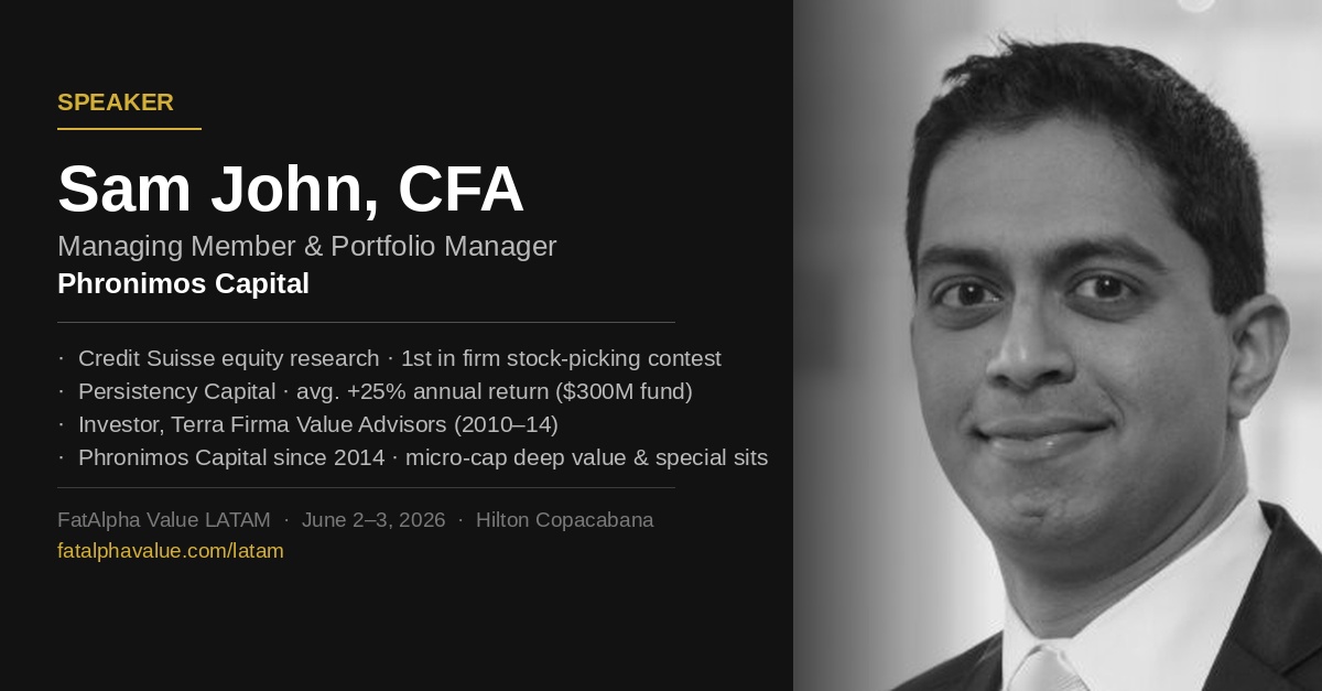 Sophocles Sophocleous, CFA tweet media