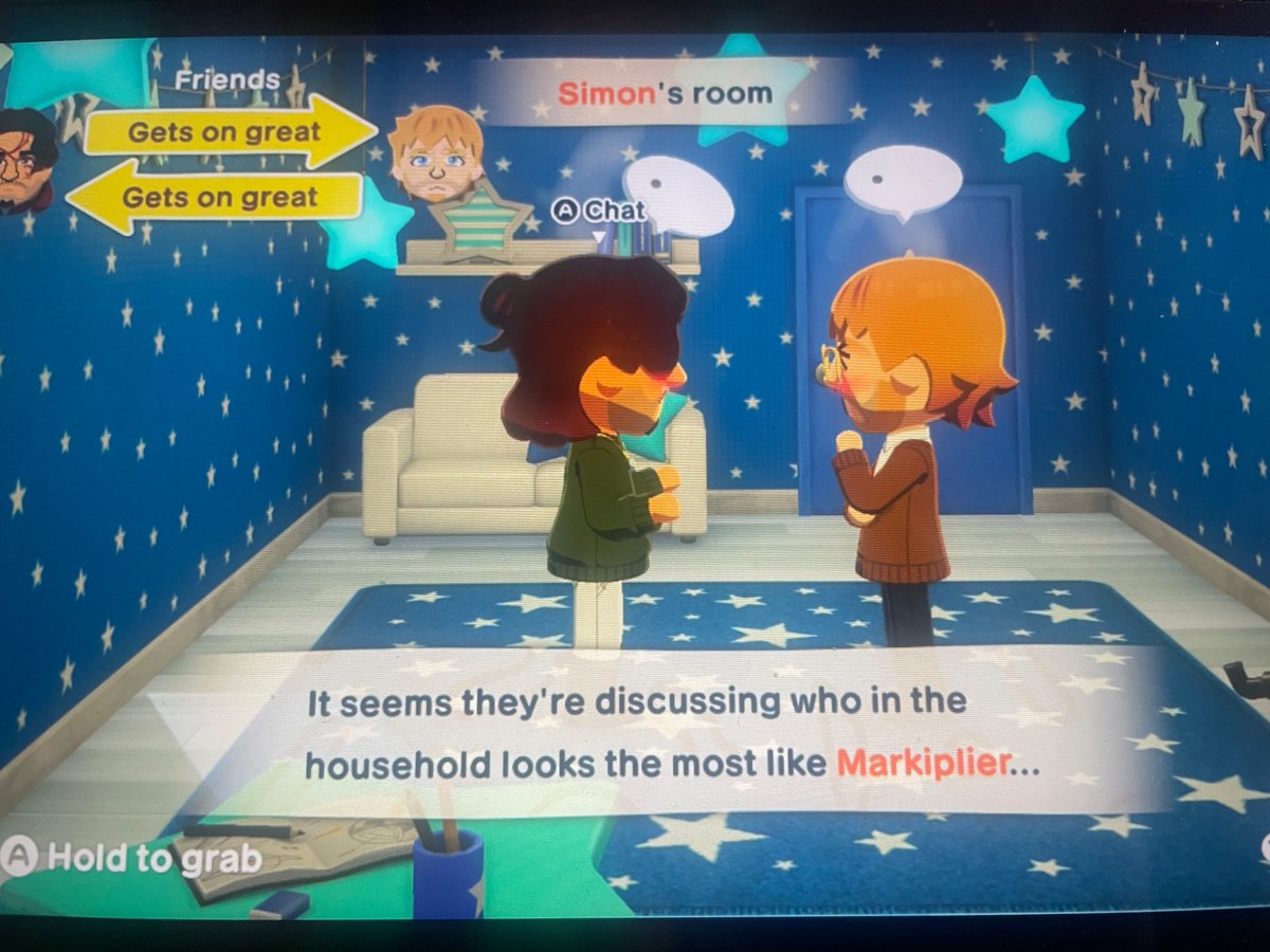 nikosiber's tweet photo. Tomodachi Life is very interesting at times.. How did Harvey get that horse on there-
#TomodachiLife #Miis  #Nintendo #IronLung #Rayman #Bloodmoney #HarveyHarvington  #ProjectHailMary https://t.co/K3hUn2vUFd