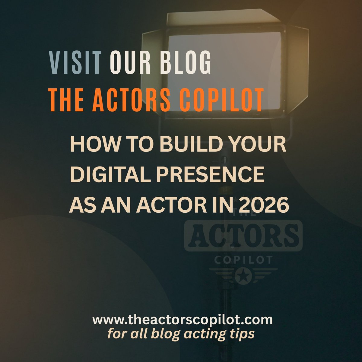 traceycollis61's tweet image. Casting starts before anyone meets you.

Your digital presence really matters.

theactorscopilot.com/blog/how-to-bu…

The Actors Copilot Business Class launches May 1st.

#actorslife #workingactor #selftape #theactorscopilot