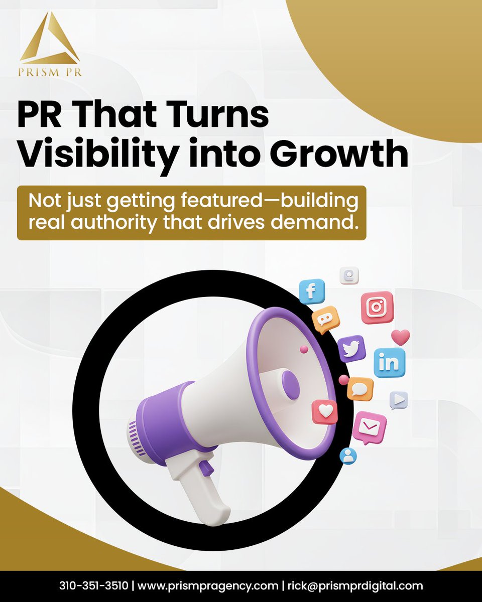 Prismpr_'s tweet image. PR isn’t just coverage—it’s what comes after.

Credibility, trust &amp;amp; long-term brand authority.

📅 Book a call: calendly.com/prismpr

#PublicRelations #DigitalPR #BrandAuthority #MediaCoverage #BrandBuilding #Backlinks #SEO #BusinessGrowth #MarketingStrategy #PrismPR