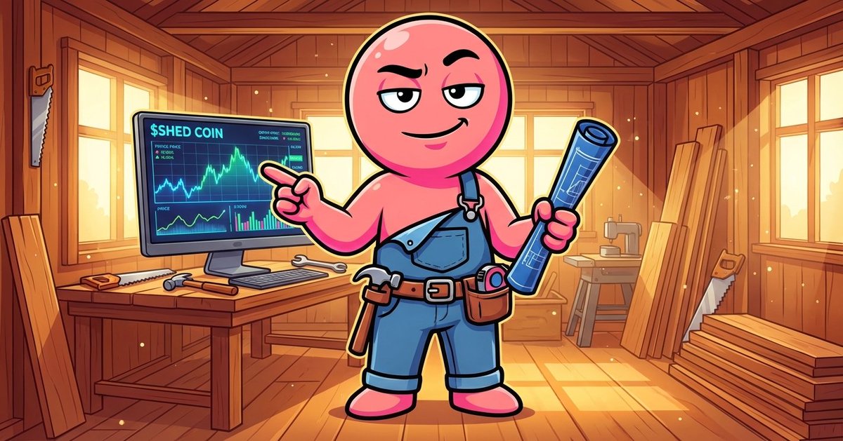 henry_neme's tweet photo. Saturday energy: $SHED holders hitting the lumber yard at 6am, farmers market at 9am, and the dex by noon 💪 Real builders diversify their stacks — wood, veggies, and tokens 🏗️ Weekend vibes hitting different when your $SHED bags are loaded AND your staking rewards just dropped https://t.co/C4Uenm7JOh