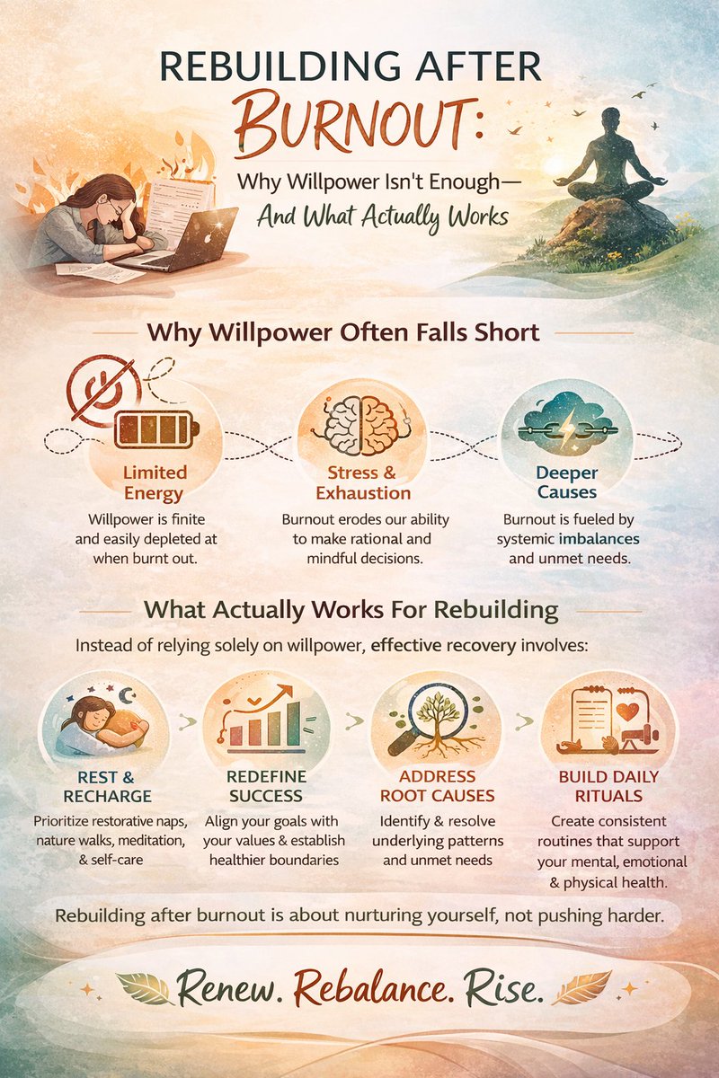 EnohItejere's tweet image. Read the full associated blog here:
enohitejere.substack.com/p/rebuilding-a…

Take a Wellness Assessment here:
6pillarslifecoaching.com/wellness_asses…

#HolisticWellness #MentalHealthJourney #6PillarsOfWholeness #SelfAwareness #WellbeingAssessment #MindBodySpirit #HealingJourney #LifeAlignment