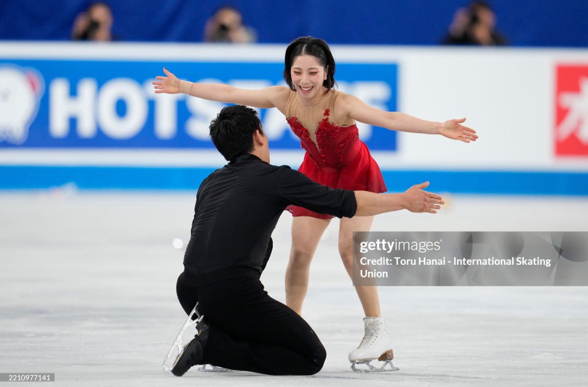 toruhanai's tweet image. お疲れ様でした☺️ 
#りくりゅう #gettyimages #ISU #三浦璃来 #木原龍一 #rikumiura #ryuichikihara 
📷 #toruhanai