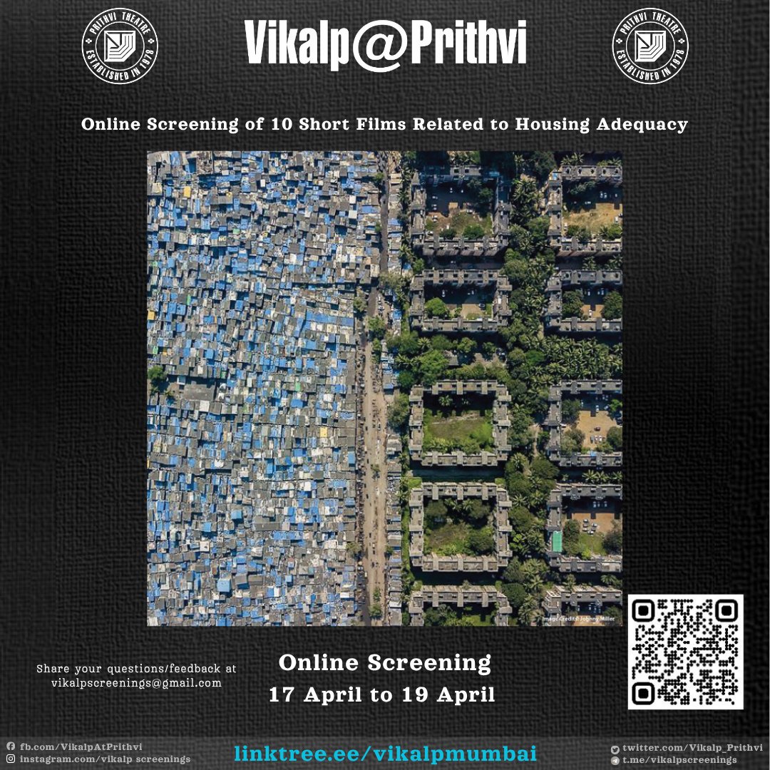 Vikalp_Prithvi's tweet image. Watch 10 short films related to #housing adequacy before  April 19 midnight here:

youtube.com/playlist?list=…

The films were made  as a part of the Nagari Film Competition organised by @CCFGoa. (@neerjadeodhar @shripad__ @divyarrs @_ADeshpande @LudditeNed @swatipash @drpurviverma)