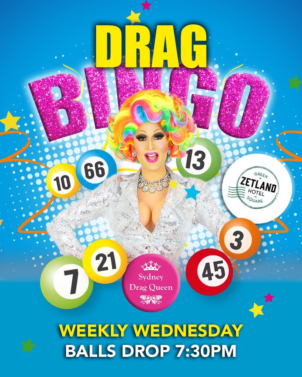 Join the fun at DRAG BINGO with @misspradaclutch at @zetland_hotel every Wednesday! 🏆✨

Secure your spot: buff.ly/2Yfdhgu

#DragBingo #BingoSydney #SydneyDragQueen