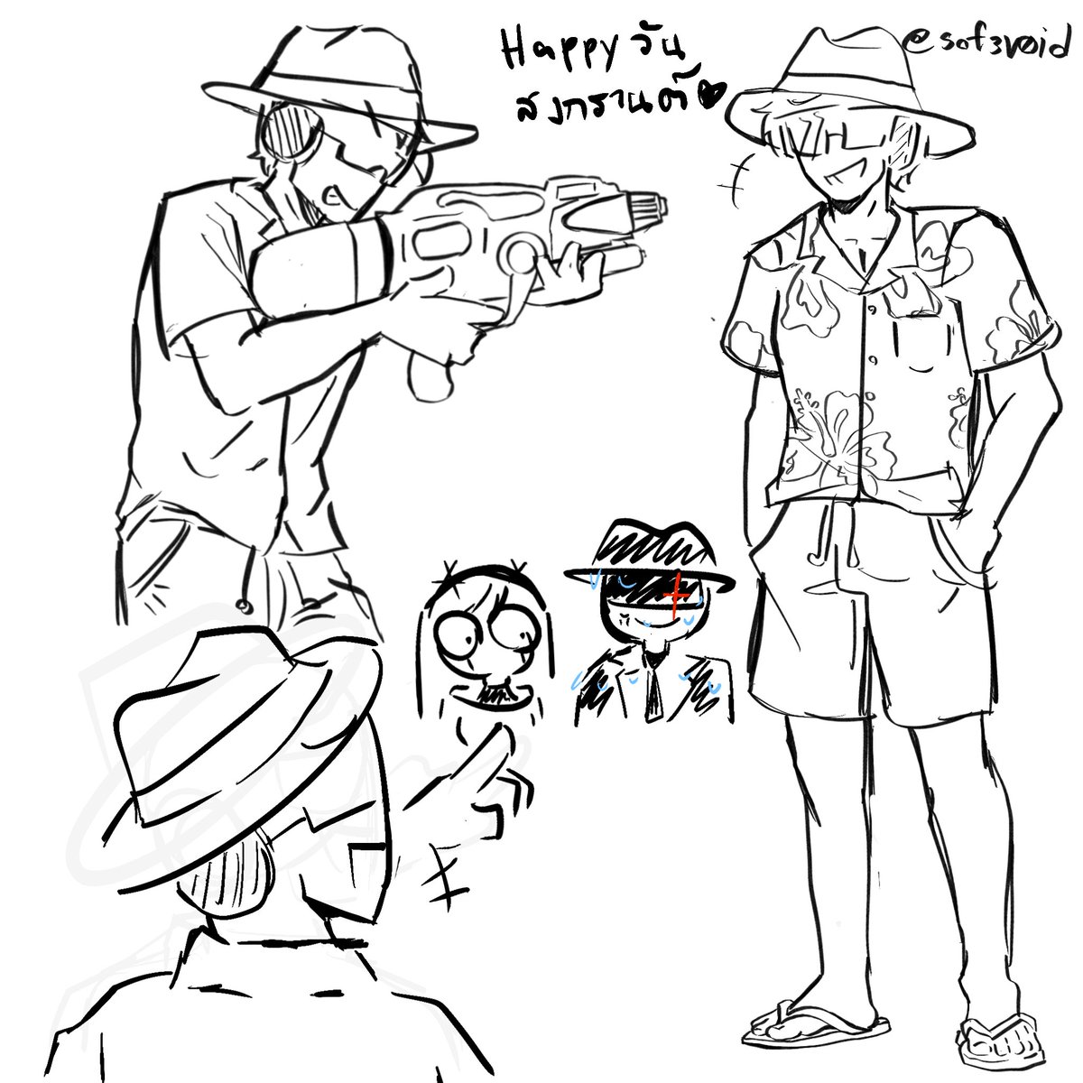 sof3v0id's tweet photo. #doodle #chance 

Hiii guys guess who back anyway 
สุขสันต์วันสงกรานต์ (late) https://t.co/7PcJmUkOg7