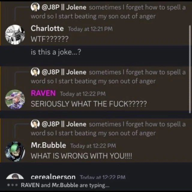 Discord Messages With Threatening Auras tweet media